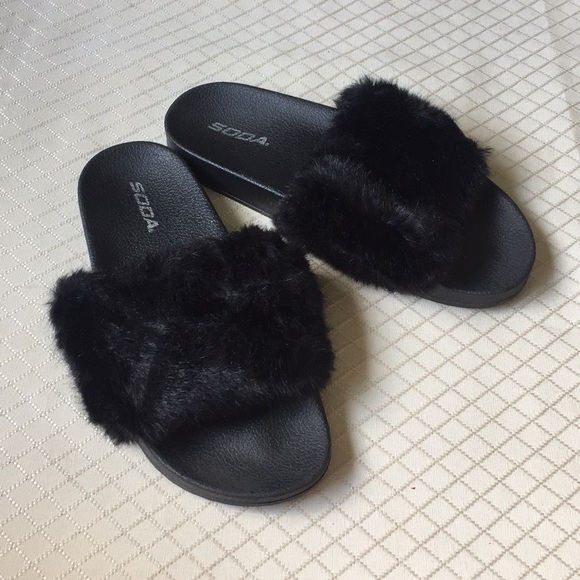 good looking on feet shots of outlet store sale Soda Shoes | Fur Sandals | Poshmark good looking on feet shots of outlet store sale Soda Shoes | Fur Sandals | Poshmark